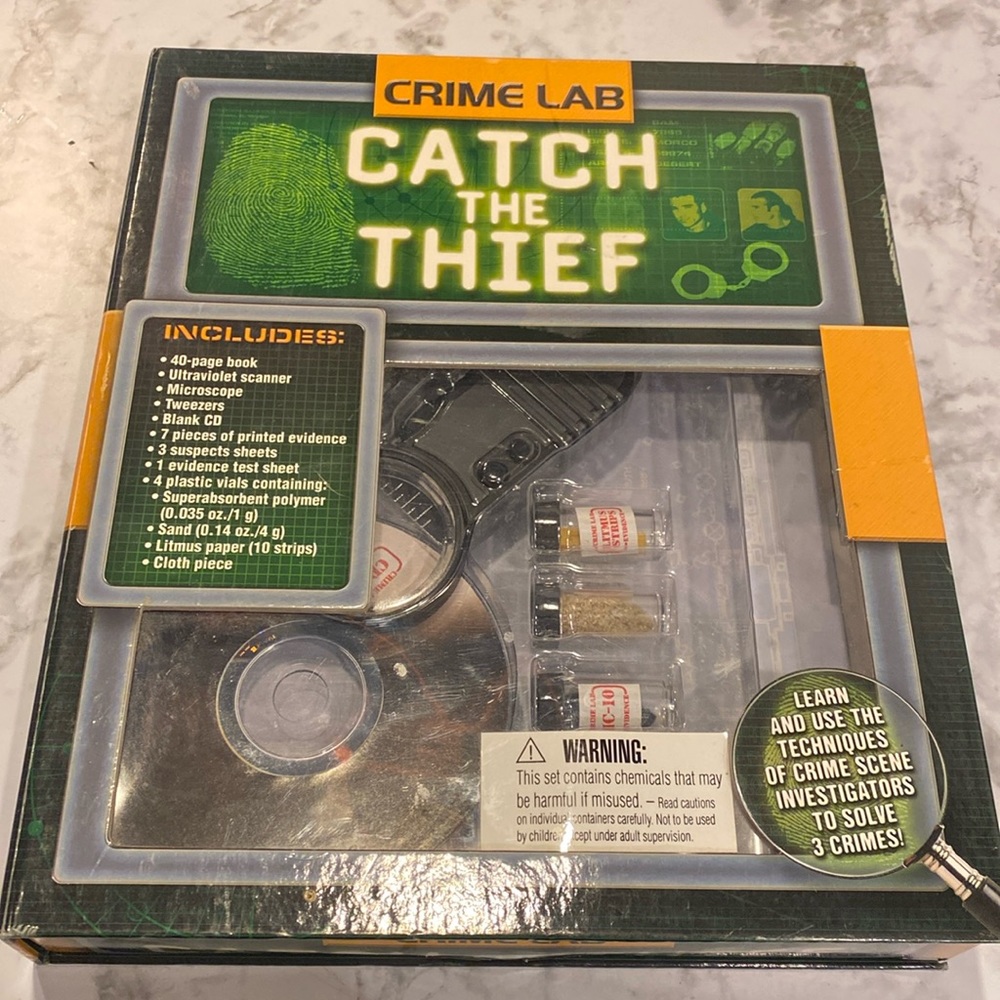 Crime Lab Catch The Thief Game